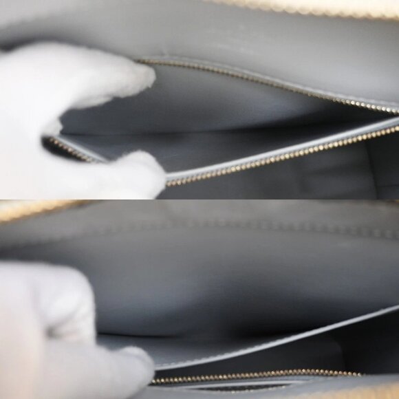 LOUIS VUITTON Monogram Vernis Houston Gris Hand Bag Green Spain M91053 31CA087 - Picture 13 of 15
